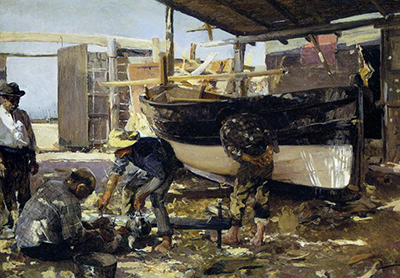 Boat Builders Joaquin Sorolla